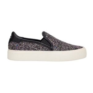 UGG Jass Chunky Glitter Slip On Platform Sneakers Black Multi 1114871 Womens 8
